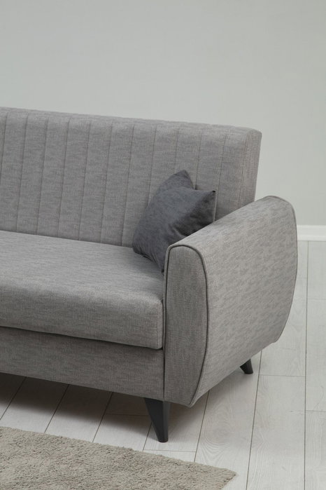 Atelier Del Sofa Sofá cama de 3 plazas Gris claro